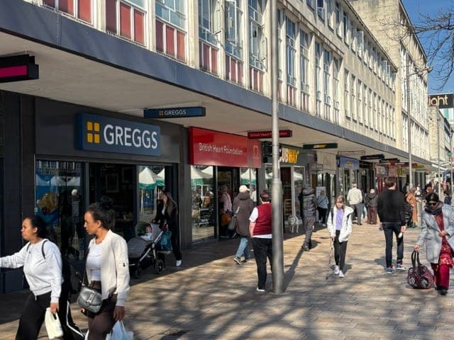 Photograph of the commercial retail property in Sheffield, South Yorkshire.