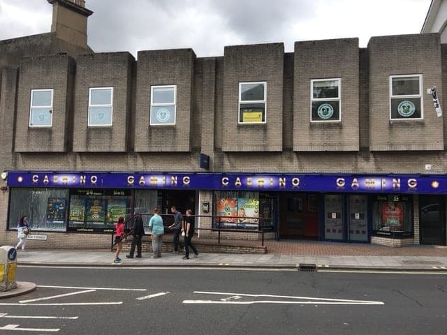 Photograph of the commercial retail property in Torquay, Devon.